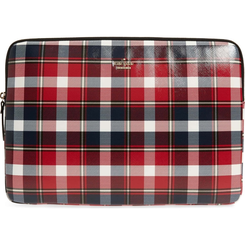 Kate Spade Rustic Plaid Universal Laptop Sleeve